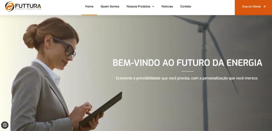Futtura Energy - projeto web