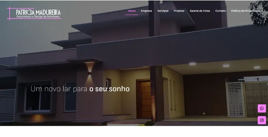 Patrícia Madureira - projeto web